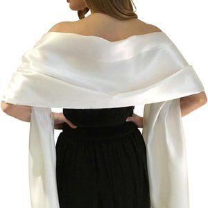 Satin Shawl Wrap -extra long